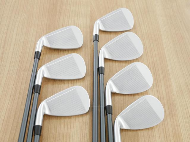 Iron set : Yamaha : ชุดเหล็ก Yamaha Inpres DriveStar Type D (รุ่นล่าสุด ออกปี 2024 ตีไกลที่สุด ไกลกว่าเหล็กทั่วไป 2 เบอร์ หน้าเด้งมากๆ) มีเหล็ก 7-Pw,Aw,As,Sw (7 ชิ้น) ก้านกราไฟต์ Fujikura Speeder NX M-425i Flex SR