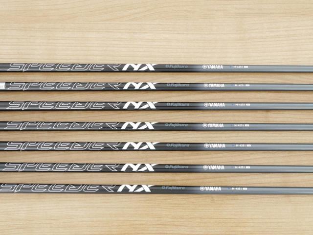 Iron set : Yamaha : ชุดเหล็ก Yamaha Inpres DriveStar Type D (รุ่นล่าสุด ออกปี 2024 ตีไกลที่สุด ไกลกว่าเหล็กทั่วไป 2 เบอร์ หน้าเด้งมากๆ) มีเหล็ก 7-Pw,Aw,As,Sw (7 ชิ้น) ก้านกราไฟต์ Fujikura Speeder NX M-425i Flex SR