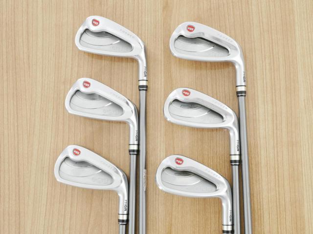 Iron set : PRGR : ชุดเหล็กกระเทย PRGR NEW Egg Forged (รุ่นปี 2020 ตีง่ายและไกลมากๆ เด้งสุดๆ COR 0.82) มีเหล็ก 6-Pw,Aw (6 ชิ้น) ก้านกราไฟต์ Flex SR (M40)