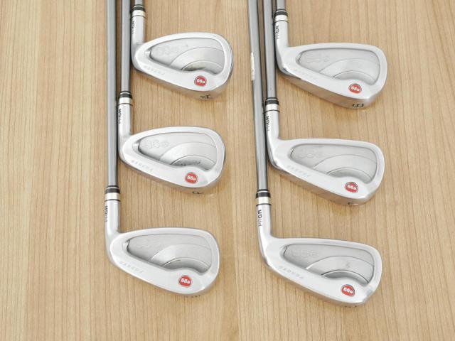 Iron set : PRGR : ชุดเหล็กกระเทย PRGR NEW Egg Forged (รุ่นปี 2020 ตีง่ายและไกลมากๆ เด้งสุดๆ COR 0.82) มีเหล็ก 6-Pw,Aw (6 ชิ้น) ก้านกราไฟต์ Flex SR (M40)