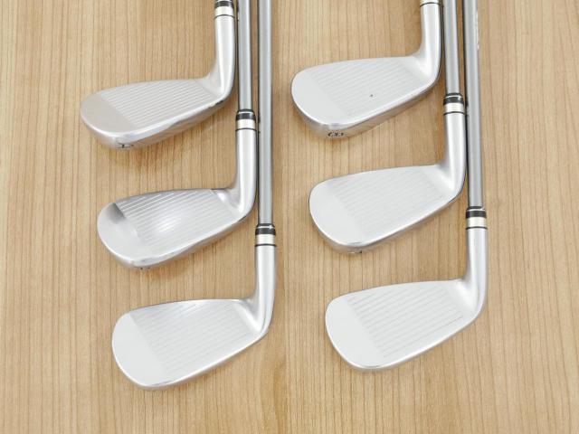 Iron set : PRGR : ชุดเหล็กกระเทย PRGR NEW Egg Forged (รุ่นปี 2020 ตีง่ายและไกลมากๆ เด้งสุดๆ COR 0.82) มีเหล็ก 6-Pw,Aw (6 ชิ้น) ก้านกราไฟต์ Flex SR (M40)