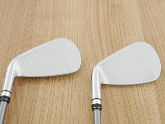 Iron set : PRGR : ชุดเหล็กกระเทย PRGR NEW Egg Forged (รุ่นปี 2020 ตีง่ายและไกลมากๆ เด้งสุดๆ COR 0.82) มีเหล็ก 6-Pw,Aw (6 ชิ้น) ก้านกราไฟต์ Flex SR (M40)