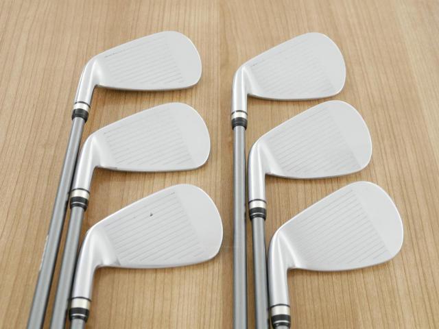 Iron set : PRGR : ชุดเหล็กกระเทย PRGR NEW Egg Forged (รุ่นปี 2020 ตีง่ายและไกลมากๆ เด้งสุดๆ COR 0.82) มีเหล็ก 6-Pw,Aw (6 ชิ้น) ก้านกราไฟต์ Flex SR (M40)