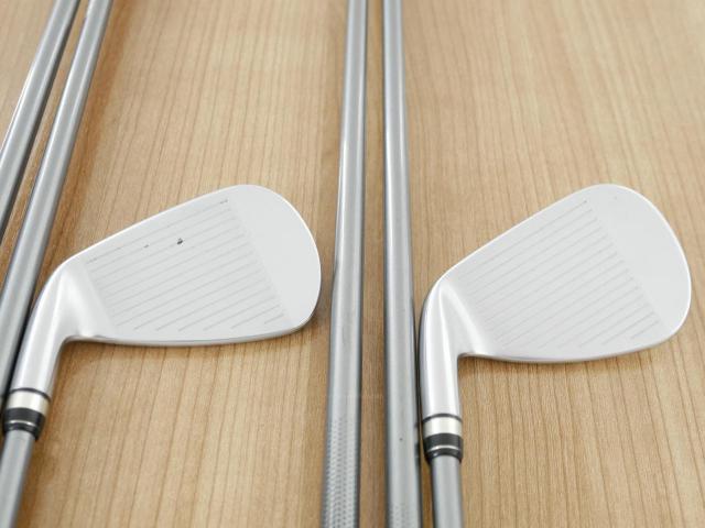 Iron set : PRGR : ชุดเหล็กกระเทย PRGR NEW Egg Forged (รุ่นปี 2020 ตีง่ายและไกลมากๆ เด้งสุดๆ COR 0.82) มีเหล็ก 6-Pw,Aw (6 ชิ้น) ก้านกราไฟต์ Flex SR (M40)