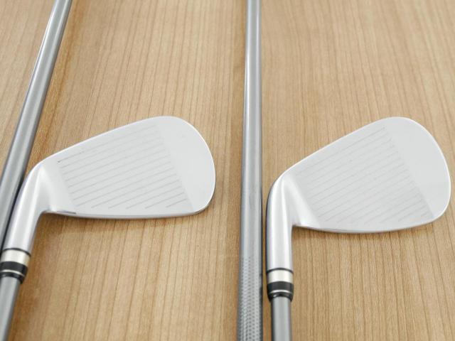 Iron set : PRGR : ชุดเหล็กกระเทย PRGR NEW Egg Forged (รุ่นปี 2020 ตีง่ายและไกลมากๆ เด้งสุดๆ COR 0.82) มีเหล็ก 6-Pw,Aw (6 ชิ้น) ก้านกราไฟต์ Flex SR (M40)