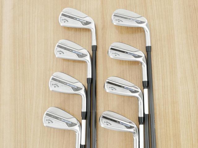 Iron set : Callaway : ชุดเหล็ก Callaway Paradym Ai Smoke (ออกปี 2024 ตีง่ายมาก ไกล Japan Spec.) มีเหล็ก 6-Pw,Aw,Gw,Sw (8 ชิ้น) ก้านกราไฟต์ Mitsubishi TENSEI 50 Flex R
