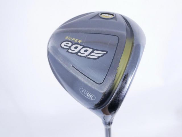 Driver : PRGR : ไดรเวอร์ PRGR Super EGG (ปี 2019 หน้าเด้งเกินกฏ COR 0.86) Loft 10.5 ก้าน M-37 Flex R