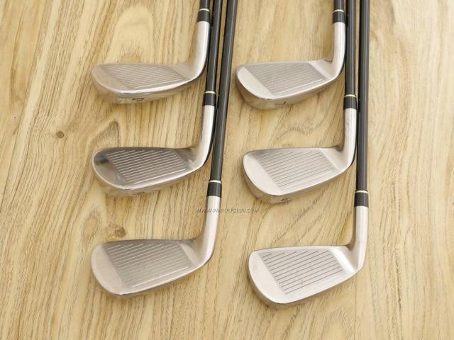 Iron set : Kasco : ชุดเหล็ก Kasco D-Max PYRA มีเหล็ก 5-Pw (6 ชิ้น) ก้านกราไฟต์ Flex S