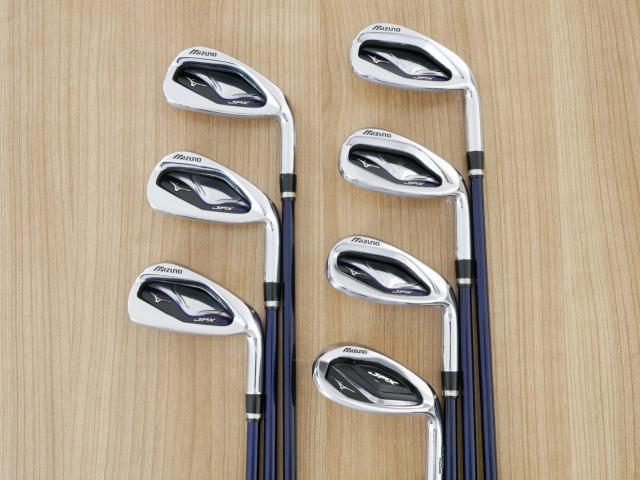 Iron set : Mizuno : ชุดเหล็ก Mizuno JPX EIII Hot Metal (รุ่นท้อป หน้าเด้ง ตีไกล) มีเหล็ก 5-Pw,52 (7 ชิ้น) ก้านกราไฟต์ Flex R