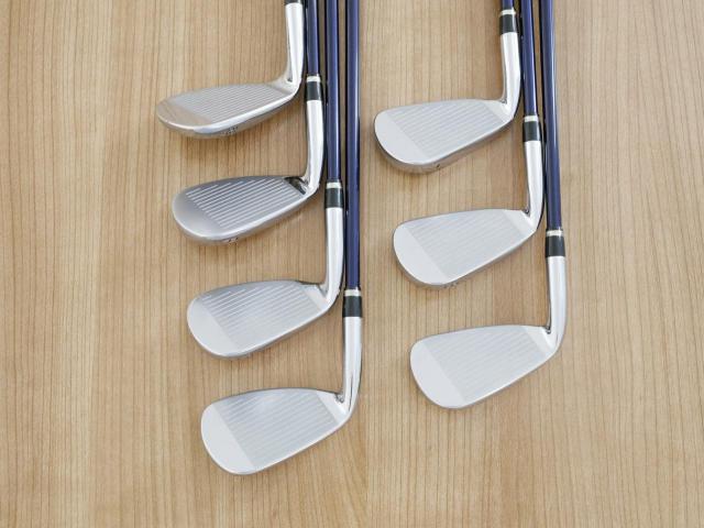 Iron set : Mizuno : ชุดเหล็ก Mizuno JPX EIII Hot Metal (รุ่นท้อป หน้าเด้ง ตีไกล) มีเหล็ก 5-Pw,52 (7 ชิ้น) ก้านกราไฟต์ Flex R