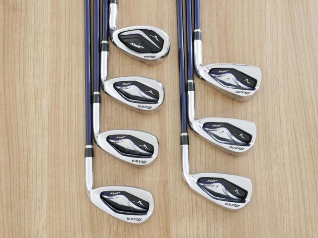 Iron set : Mizuno : ชุดเหล็ก Mizuno JPX EIII Hot Metal (รุ่นท้อป หน้าเด้ง ตีไกล) มีเหล็ก 5-Pw,52 (7 ชิ้น) ก้านกราไฟต์ Flex R