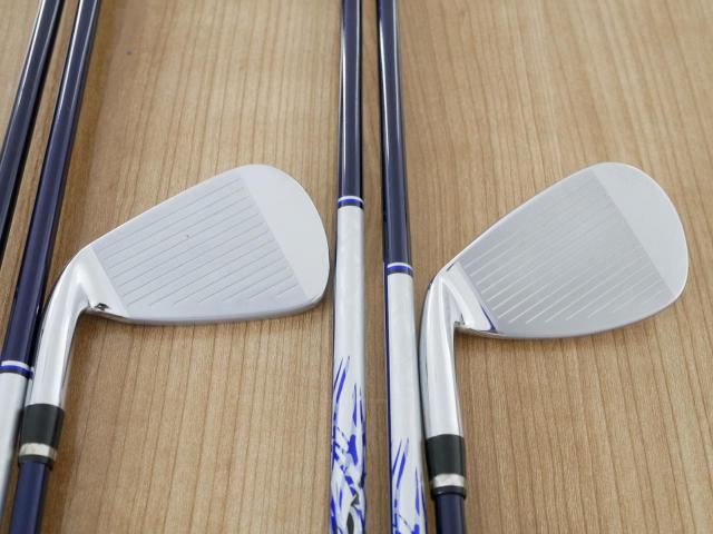 Iron set : Mizuno : ชุดเหล็ก Mizuno JPX EIII Hot Metal (รุ่นท้อป หน้าเด้ง ตีไกล) มีเหล็ก 5-Pw,52 (7 ชิ้น) ก้านกราไฟต์ Flex R