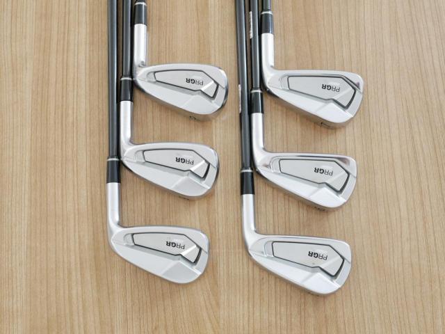 Iron set : PRGR : ชุดเหล็ก PRGR 02 Forged (ปี 2021 นุ่มมาก หายาก) มีเหล็ก 5-Pw (6 ชิ้น) ก้านกราไฟต์ Mitsubishi Diamana Flex SR