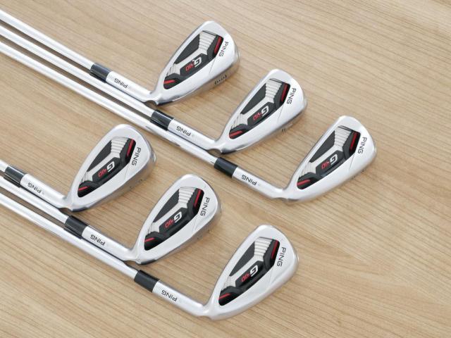 Iron set : Ping : ชุดเหล็ก Ping G410 (รุ่นปี 2019 Japan Spec. ใบใหญ่ ง่าย ไกล) มีเหล็ก 6-Pw,Aw (6 ชิ้น) ก้านเหล็ก NS Pro 950 Flex R