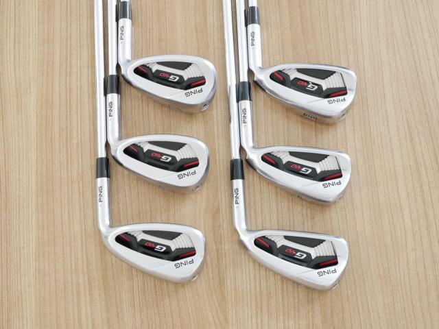 Iron set : Ping : ชุดเหล็ก Ping G410 (รุ่นปี 2019 Japan Spec. ใบใหญ่ ง่าย ไกล) มีเหล็ก 6-Pw,Aw (6 ชิ้น) ก้านเหล็ก NS Pro 950 Flex R