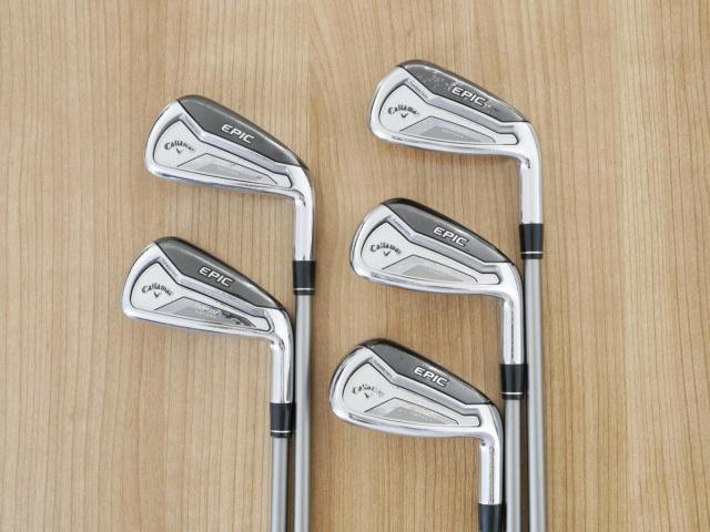 Iron set : Callaway : ชุดเหล็ก Callaway EPIC Forged Star (รุ่นท้อปสุด ปี 2020 ตีไกลกว่าปกติ 2 เบอร์) มีเหล็ก 6-Pw (5 ชิ้น) ก้านกราไฟต์ Fujikura Speeder Evolution Flex R