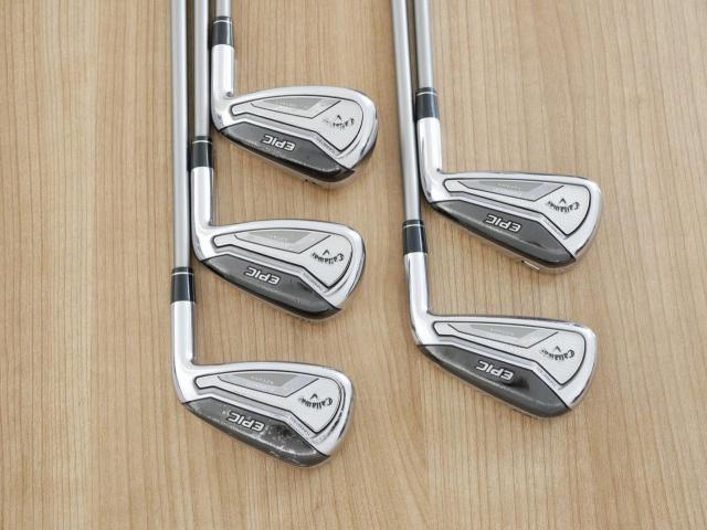 Iron set : Callaway : ชุดเหล็ก Callaway EPIC Forged Star (รุ่นท้อปสุด ปี 2020 ตีไกลกว่าปกติ 2 เบอร์) มีเหล็ก 6-Pw (5 ชิ้น) ก้านกราไฟต์ Fujikura Speeder Evolution Flex R