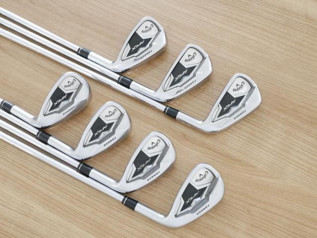 Iron set : Callaway : ชุดเหล็ก Callaway APEX Forged (ปี 2020) มีเหล็ก 6-Pw,Aw,Sw (7 ชิ้น) ก้านเหล็ก NS Pro 950 Flex S