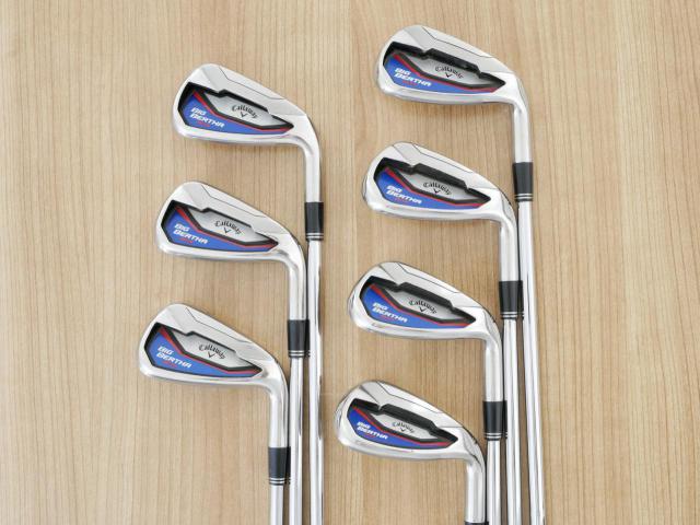 Iron set : Callaway : ชุดเหล็ก Callaway Big Bertha Beta (ใบใหญ่ ตีง่ายมาก) มีเหล็ก 5-Pw,Aw (7 ชิ้น) ก้านเหล็ก NS Pro 950 NEO