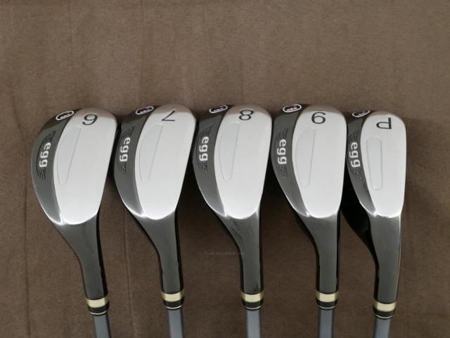 Iron set : PRGR : ชุดเหล็กกระเทย PRGR Egg II (ตีง่ายและไกลมาก)  มีเหล็ก 6-Pw (5 ชิ้น) ก้านกราไฟต์ Flex SR (M-40)