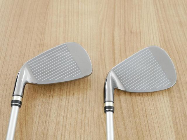 Iron set : PRGR : ชุดเหล็กกระเทย PRGR New Egg Iron (ปี 2017 ตีง่ายและไกลมาก) มีเหล็ก 6-Pw,Aw (6 ชิ้น) ก้านกราไฟต์ M-37 Flex R