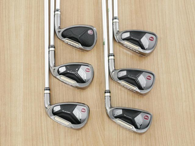 Iron set : PRGR : ชุดเหล็กกระเทย PRGR New Egg Iron (ปี 2017 ตีง่ายและไกลมาก) มีเหล็ก 6-Pw,Aw (6 ชิ้น) ก้านกราไฟต์ M-37 Flex R