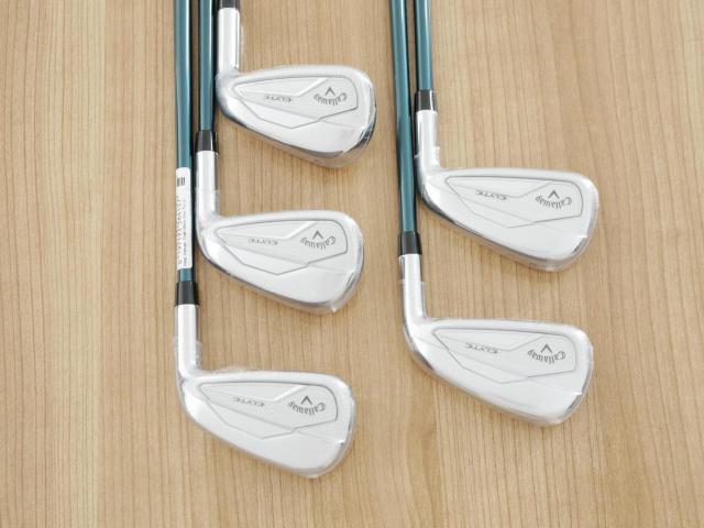 Iron set : Callaway : **ของใหม่ ยังไม่แกะพลาสติก** ชุดเหล็ก Callaway ELYTE (ออกปี 2025 ตีง่ายมาก ไกล Japan Spec.) มีเหล็ก 6-Pw (5 ชิ้น) ก้านกราไฟต์ Fujikura VENTUS 5 Flex R