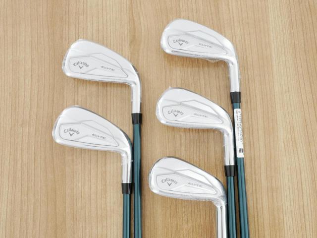 Iron set : Callaway : **ของใหม่ ยังไม่แกะพลาสติก** ชุดเหล็ก Callaway ELYTE (ออกปี 2025 ตีง่ายมาก ไกล Japan Spec.) มีเหล็ก 6-Pw (5 ชิ้น) ก้านกราไฟต์ Fujikura VENTUS 5 Flex R