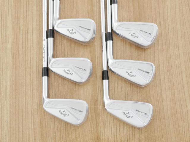 Iron set : Callaway : **ของใหม่ ยังไม่แกะพลาสติก** ชุดเหล็ก Callaway X Forged (ออกปี 2024 นุ่ม แน่น หล่อมาก) มีเหล็ก 5-Pw (6 ชิ้น) ก้านเหล็ก Dynamic Gold 115 MID S200