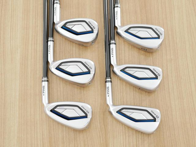 Iron set : Ping : ชุดเหล็ก Ping G440 (รุ่นล่าสุด ออกปี 2025 Japan Spec. ใบใหญ่ ง่าย ไกล) มีเหล็ก 6-W,U (6 ชิ้น) ก้านกราไฟต์ Tour AD AD-55 Flex R