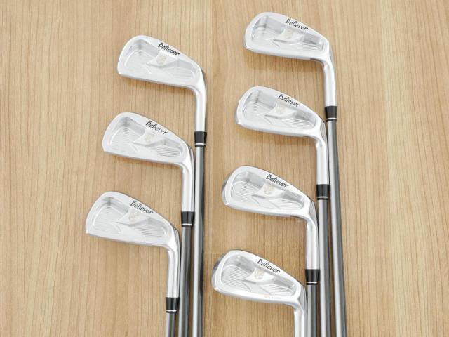 Iron set : Other Brand : ชุดเหล็ก Fujimoto FG Believer Forged (นุ่ม แน่นมากๆๆ หายาก High End สุดๆ) มีเหล็ก 4-Pw (7 ชิ้น) ก้านกราไฟต์ Mitsubishi OTI 100 Flex X