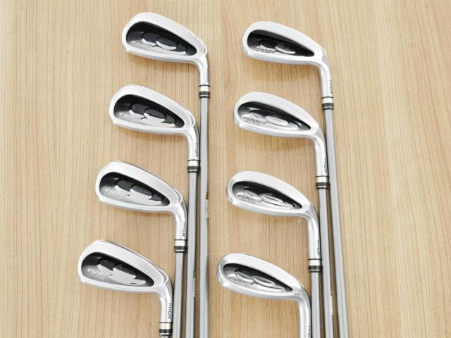 Iron set : PRGR : ชุดเหล็กกระเทย PRGR Egg PC (รุ่นปี 2019 ตีง่ายและไกลมากๆ โกงสุดๆ) มีเหล็ก 6-Pw,Aw,As,Sw (8 ชิ้น) ก้านกราไฟต์ M-35 Flex R2
