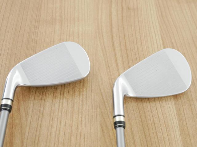 Iron set : PRGR : ชุดเหล็กกระเทย PRGR Egg PC (รุ่นปี 2019 ตีง่ายและไกลมากๆ โกงสุดๆ) มีเหล็ก 6-Pw,Aw,As,Sw (8 ชิ้น) ก้านกราไฟต์ M-35 Flex R2