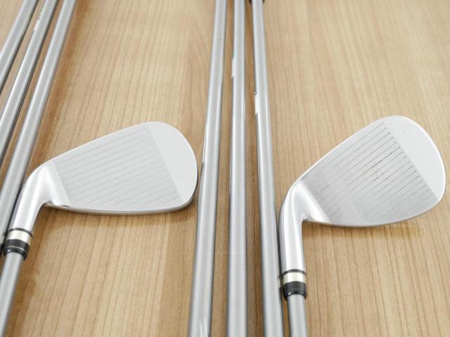 Iron set : PRGR : ชุดเหล็กกระเทย PRGR Egg PC (รุ่นปี 2019 ตีง่ายและไกลมากๆ โกงสุดๆ) มีเหล็ก 6-Pw,Aw,As,Sw (8 ชิ้น) ก้านกราไฟต์ M-35 Flex R2