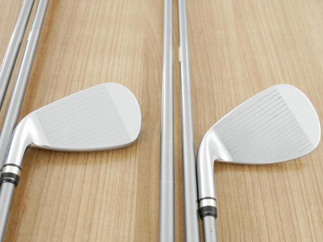 Iron set : PRGR : ชุดเหล็กกระเทย PRGR Egg PC (รุ่นปี 2019 ตีง่ายและไกลมากๆ โกงสุดๆ) มีเหล็ก 6-Pw,Aw,As,Sw (8 ชิ้น) ก้านกราไฟต์ M-35 Flex R2