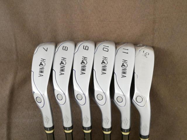 Iron set : Honma : ชุดเหล็ก Honma Beres MG700 Forged มีเหล็ก 7-11,Sw (6 ชิ้น ระยะเทียบเท่า 6-Pw,Sw) ก้าน ARMRQ UD45 Flex R (2 ดาว)