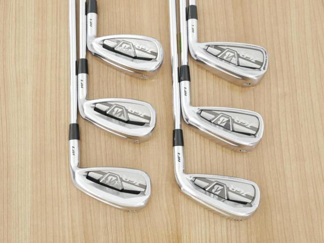Iron set : Bridgestone : ชุดเหล็ก Bridgestone Tour B JGR HF1 Forged (รุ่นปี 2018 ตีไกลกว่าปกติ 2 เบอร์) มีเหล็ก 6-P1,P2 (6 ชิ้น) ก้านเหล็ก NS Pro Zelos 8 Flex R