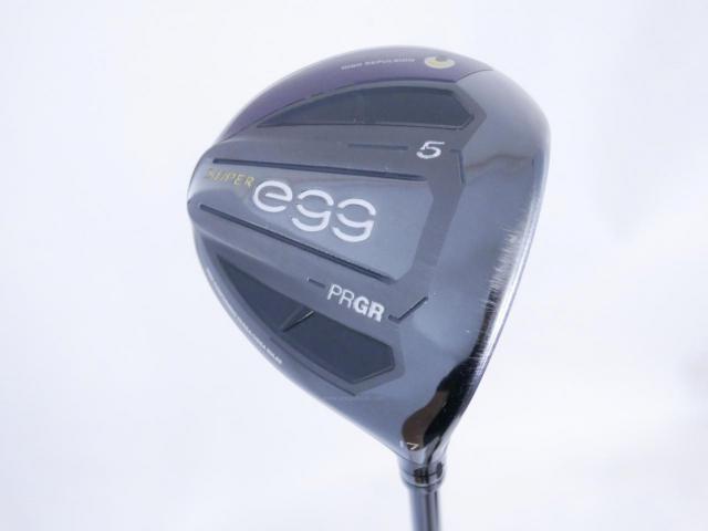 Fairway Wood : PRGR : หัวไม้ 5 PRGR Super Egg (รุ่นปี 2021 หน้าเด้งเกินกฏ COR 0.84 หายากมาก) Loft 17 ก้าน M-37 Flex R