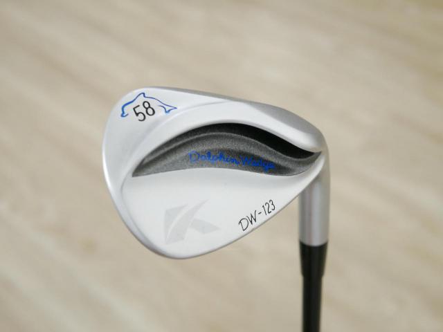 Wedge : Other : Wedge Kasco Dolphin DW-123 Forged Loft 58 ก้านกราไฟต์ Wedge Flex