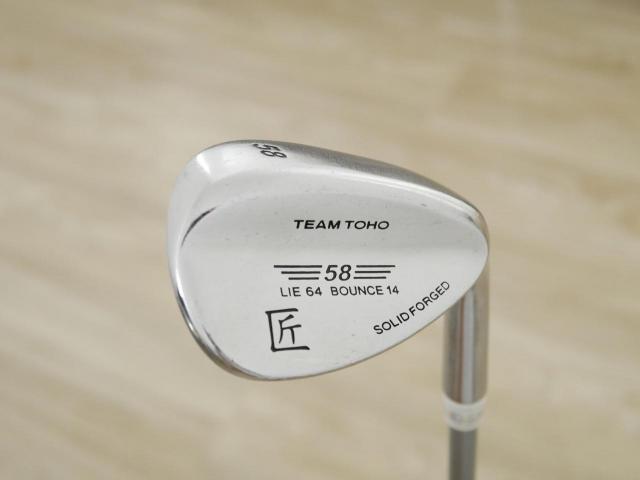 Wedge : Other : Wedge TEAM TOHO Solid Forged Loft 58 ก้านกราไฟต์