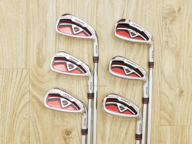 Iron set : Maruman : ชุดเหล็ก Maruman Red-V II (ใบใหญ่ ตีง่าย ไกล) มีเหล็ก 5-Pw (6 ชิ้น) ก้านเหล็ก NS Pro 1070 Flex S