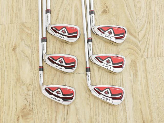 Iron set : Maruman : ชุดเหล็ก Maruman Red-V II (ใบใหญ่ ตีง่าย ไกล) มีเหล็ก 5-Pw (6 ชิ้น) ก้านเหล็ก NS Pro 1070 Flex S