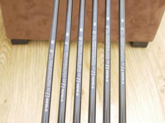 Iron set : Other Brand : ชุดเหล็ก S-Yard U.21 (Forged) มีเหล็ก 6-Pw,Aw (6 ชิ้น) ก้านกราไฟต์ Flex R