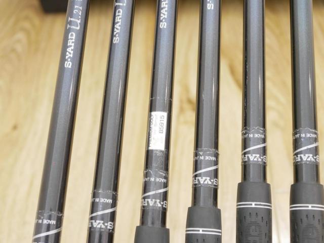 Iron set : Other Brand : ชุดเหล็ก S-Yard U.21 (Forged) มีเหล็ก 6-Pw,Aw (6 ชิ้น) ก้านกราไฟต์ Flex R