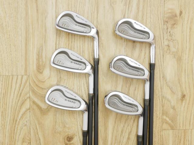 Iron set : Other Brand : ชุดเหล็ก S-Yard U.21 (Forged) มีเหล็ก 6-Pw,Aw (6 ชิ้น) ก้านกราไฟต์ Flex R