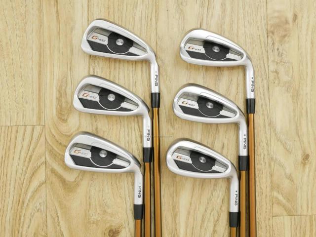 Iron set : Ping : ชุดเหล็ก Ping G400 (ปี 2018 ใบใหญ่ ง่าย ไกล) มีเหล็ก 5-Pw (6 ชิ้น) ก้านกราไฟต์ Ping Alta J CB Flex R