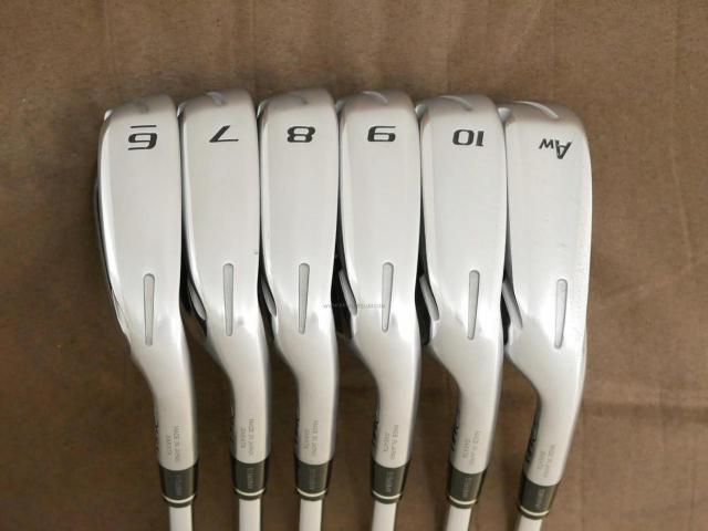 Iron set : Honma : ชุดเหล็ก Honma Bezeal 535 (ปี 2019 รุ่นนี้ใบใหญ่ที่สุดของ Honma) มีเหล็ก 6-10,Aw (6 ชิ้น) ก้านเหล็ก NS Pro 950 Flex S
