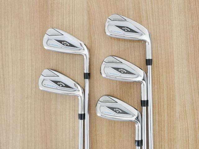 Iron set : Callaway : ชุดเหล็ก Callaway Paradym Ai Smoke HL (ออกปี 2024 ตีง่ายมาก ไกล Japan Spec.) มีเหล็ก 6-Pw (5 ชิ้น) ก้านเหล็ก NS Pro Modus 105 Flex S