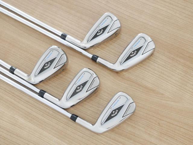 Iron set : Callaway : ชุดเหล็ก Callaway Paradym Ai Smoke HL (ออกปี 2024 ตีง่ายมาก ไกล Japan Spec.) มีเหล็ก 6-Pw (5 ชิ้น) ก้านเหล็ก NS Pro Modus 105 Flex S