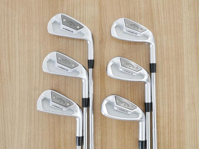 Iron set : Callaway : ชุดเหล็ก Callaway X Forged CB (รุ่นปี 2022) มีเหล็ก 5-Pw (6 ชิ้น) ก้านเหล็ก Dynamic Gold MID 115 S200